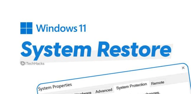 System Restore Windows 11 Archives ITech Hacks