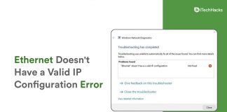 How to Fix Ethernet Doesn't Have a Valid IP Configuration Error in Windows 11