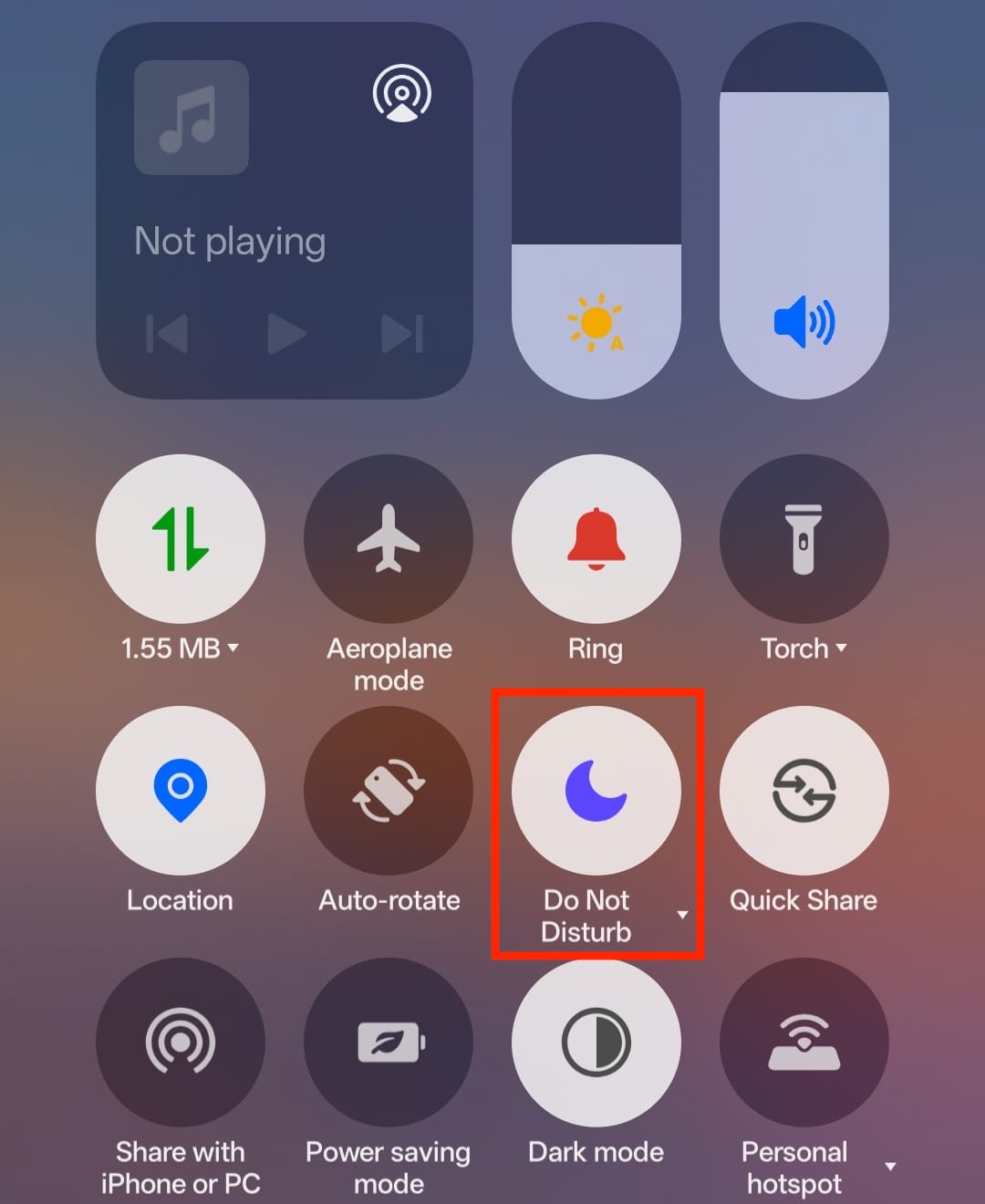 Android Do Not Disturb