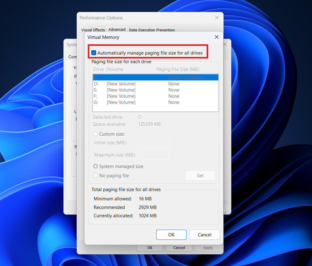 Automatically Manage Paging
