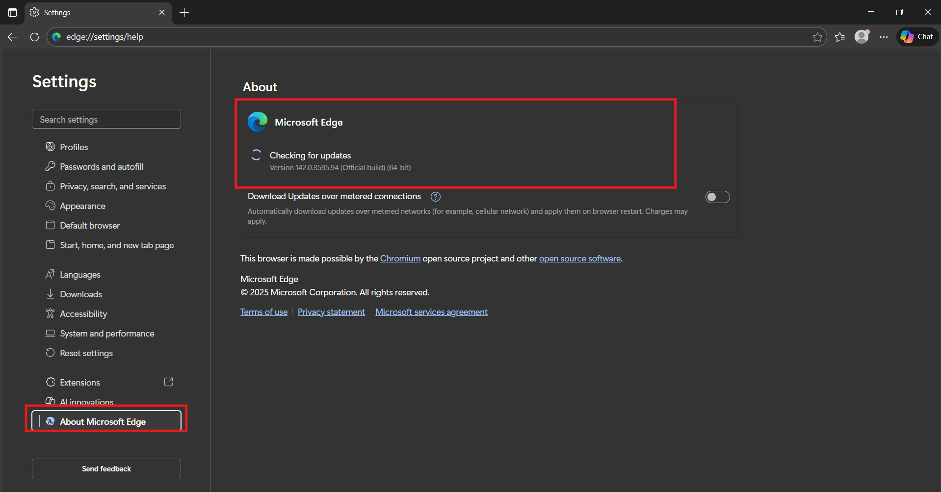 Microsoft Edge Updates