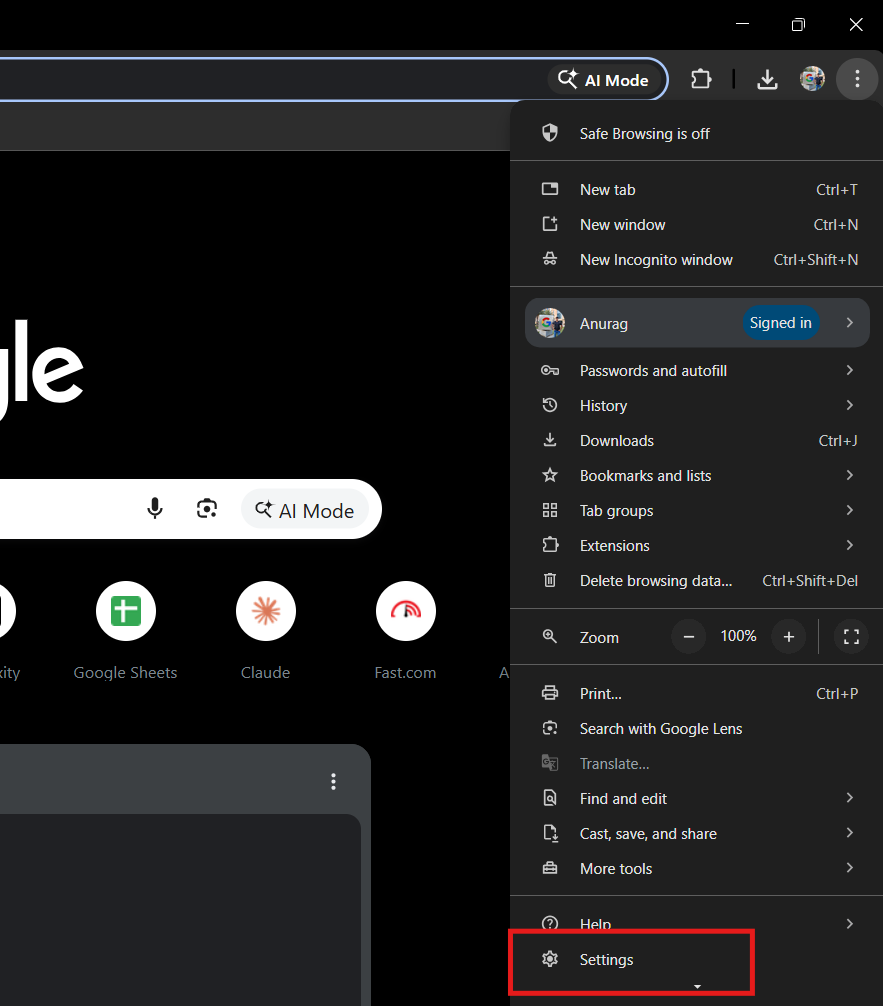 How to Prevent Chrome from Signing You into a Google Account Automatically
