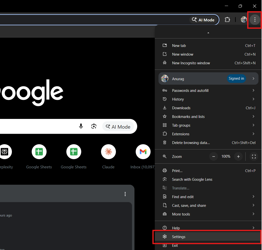How to Disable Google Chrome AI Features on Windows 11