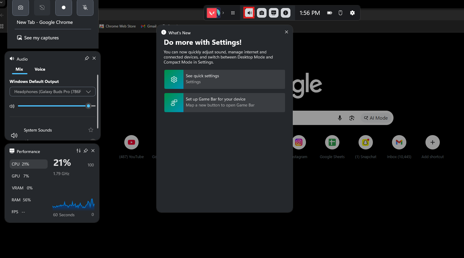 Game Bar Sound Settings