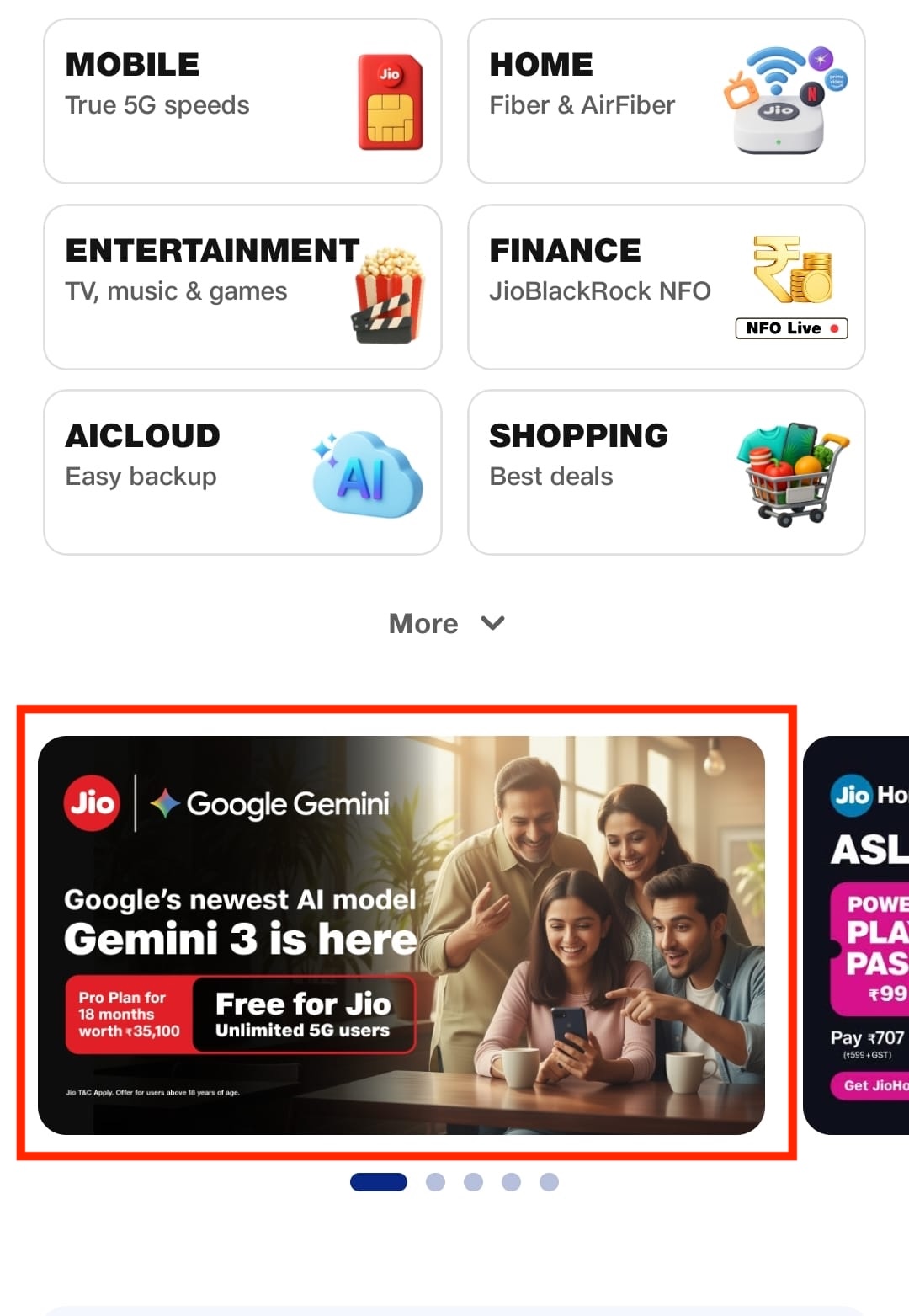 Jio Gemini AI Offer