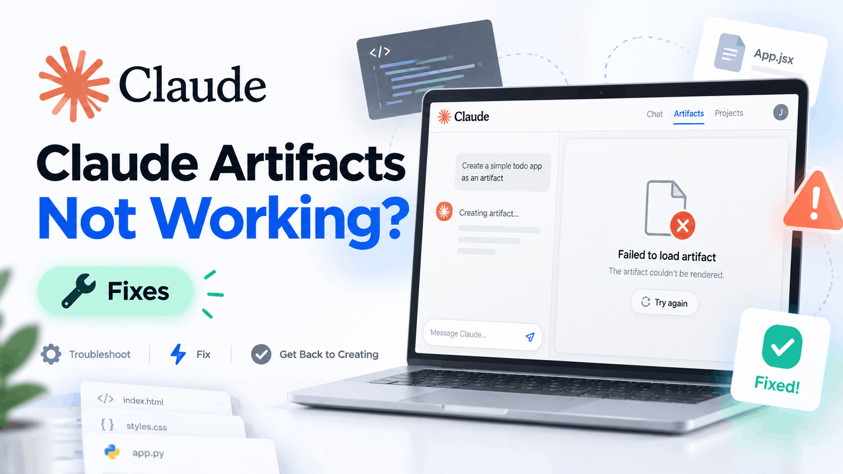 Claude Artifacts Not Working? Fix Loading, Rendering & File Errors