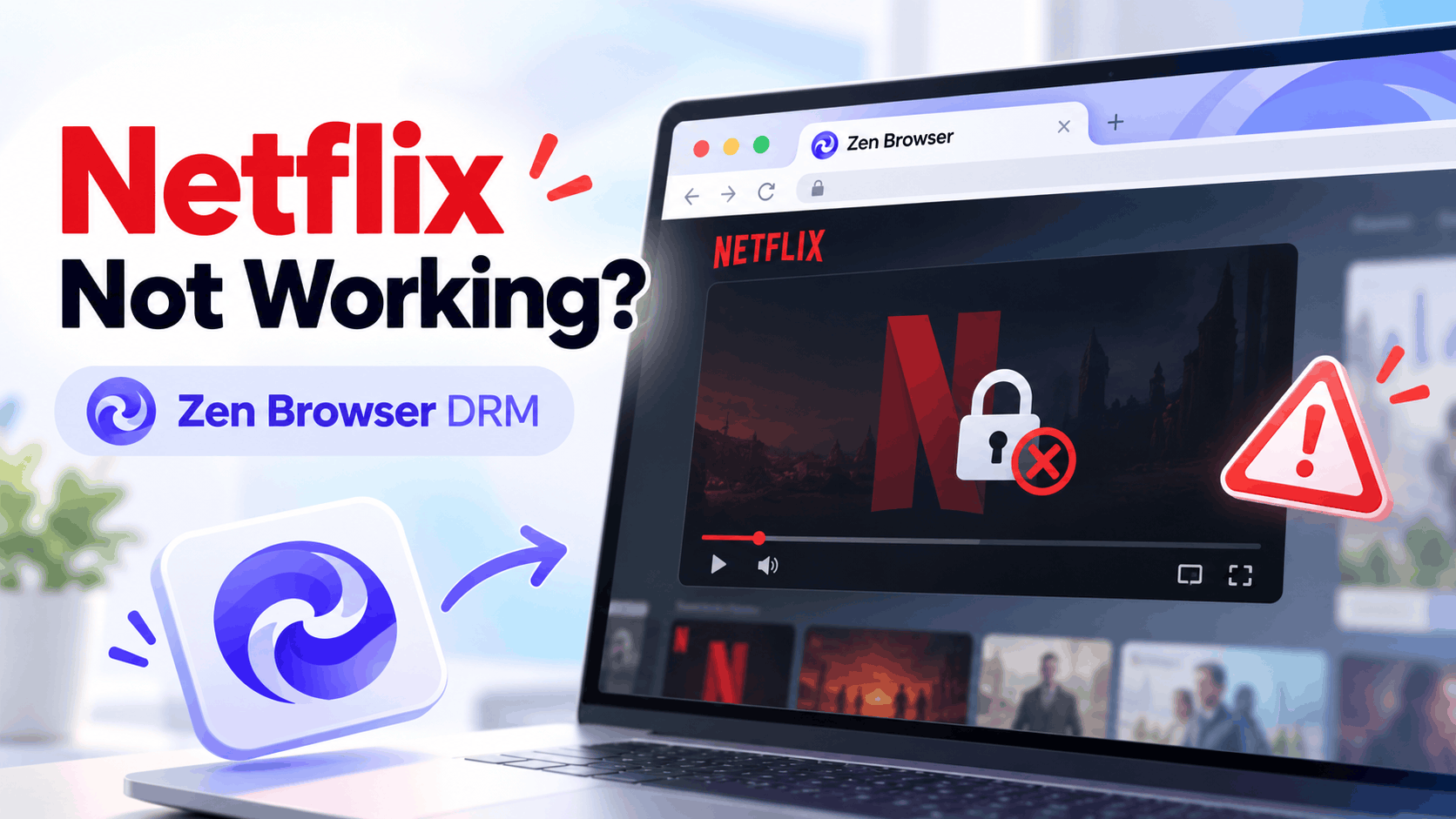 How to Fix Netflix Not Working on Zen Browser