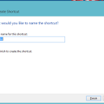 Create Run Command Using Shortcut