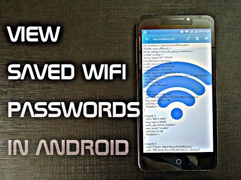 Saved WIFI Android