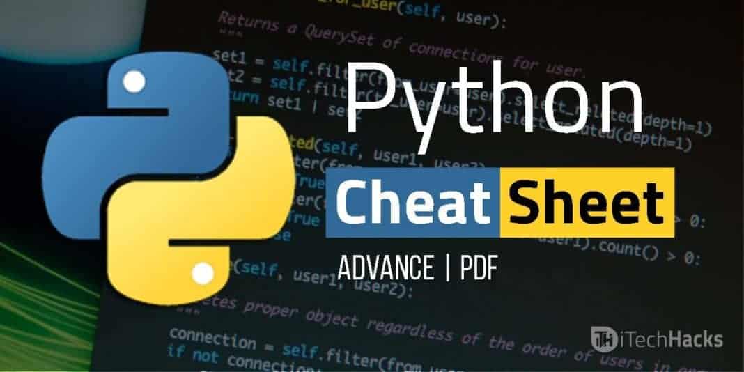 Best Free A-Z Python Cheat Sheet 2024 (Basic to Advance PDF)