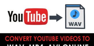 How To Convert YouTube videos to WAV, MP4, AVI Online