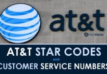 AT&T Star Codes and Customer Service Phone Number