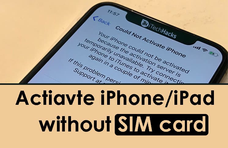 How To Activate Iphone Or Ipad Without Sim Card 4 Methods - audacious cheap robux method