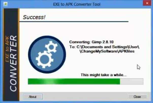 Exe to apk converter tool download no survey