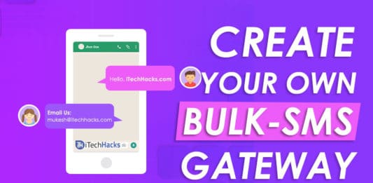 How To Create Your Own Bulk-SMS Server/Gateway in 2019?
