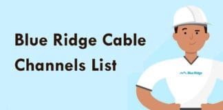 Blue Ridge Cable Channels List & Packages With Numbers