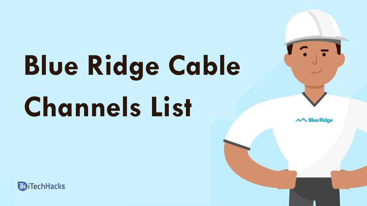 Blue Ridge Cable Channels Packages List With Numbers