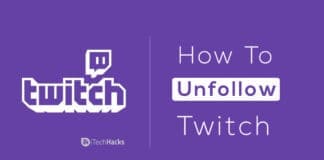 How To Unfollow Someone Profile on Twitch