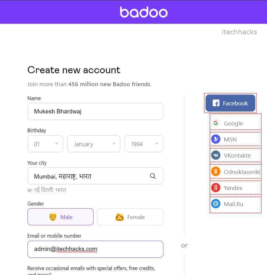 In badoo english sign ‎Badoo —