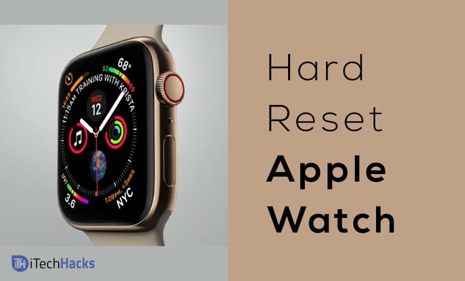 Apple watch 4 online hard reset