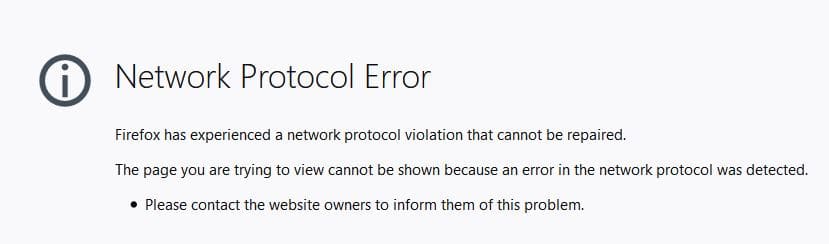 3 Ways To Fix Network Protocol Error Mozilla Firefox  2023  - 88