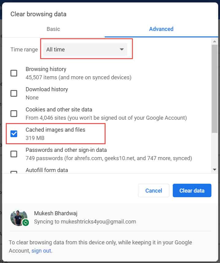 how to automatically delete google chrome browser history