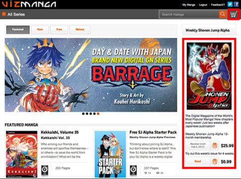 manga reading websites