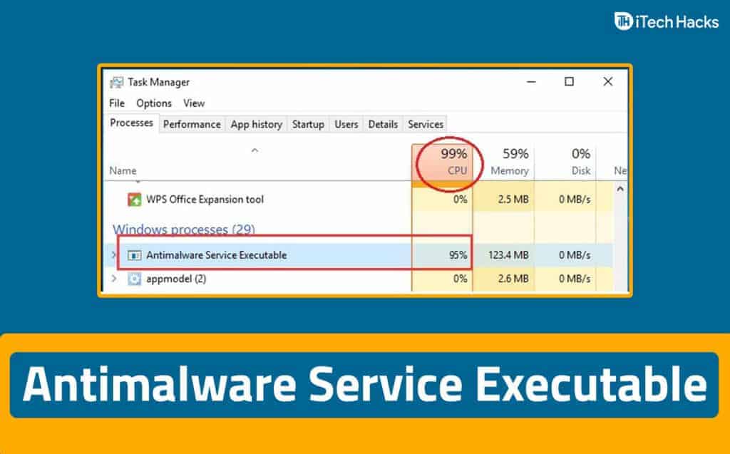 Fix: Disable Antimalware Service Executable For High CPU