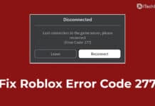 5 Easy Ways to Fix Roblox Error Code 277 (Complete Guide)