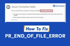 Pr end of file error как исправить в браузере мозила фирефох