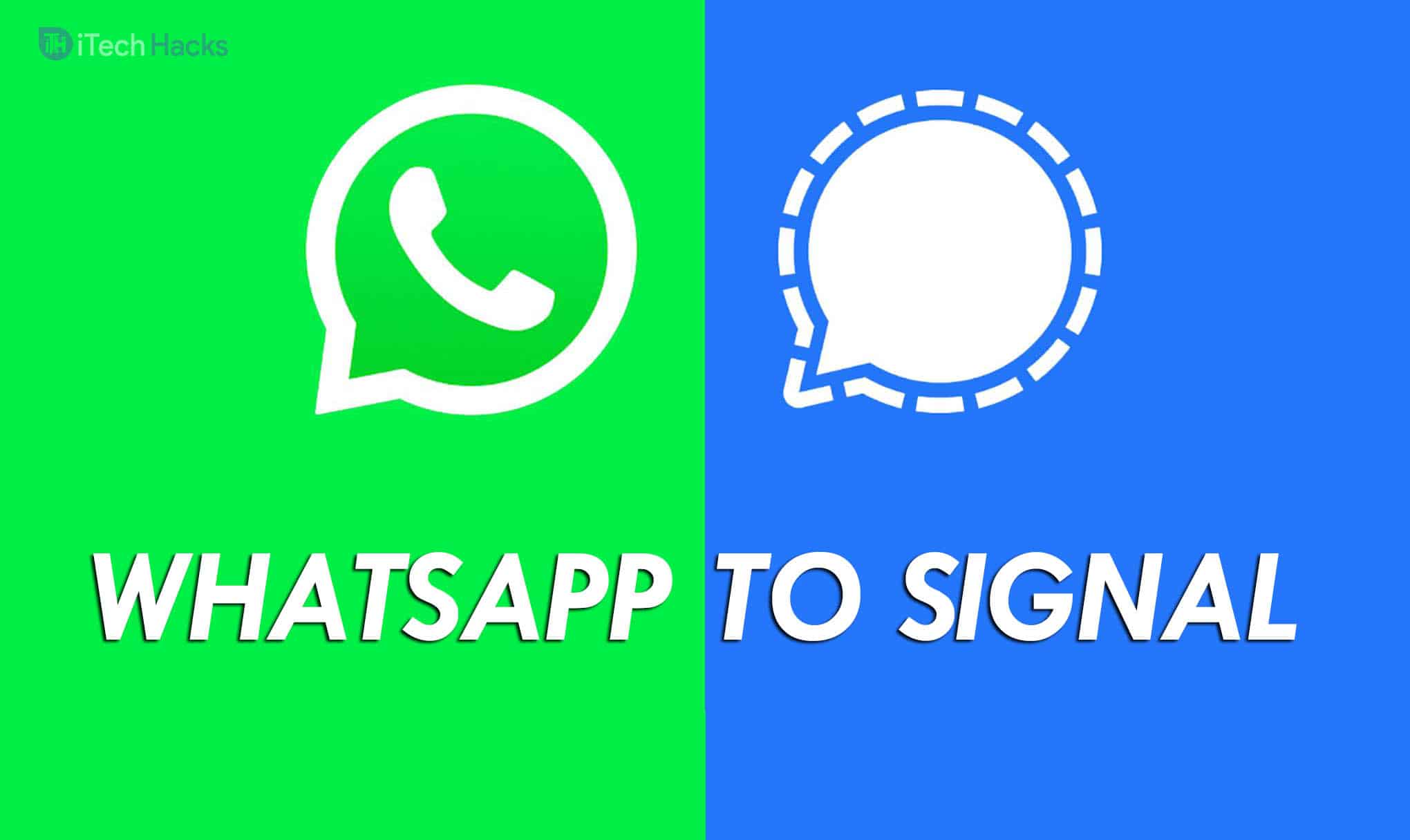 How To Transfer WhatsApp Chats To Signal Messenger
