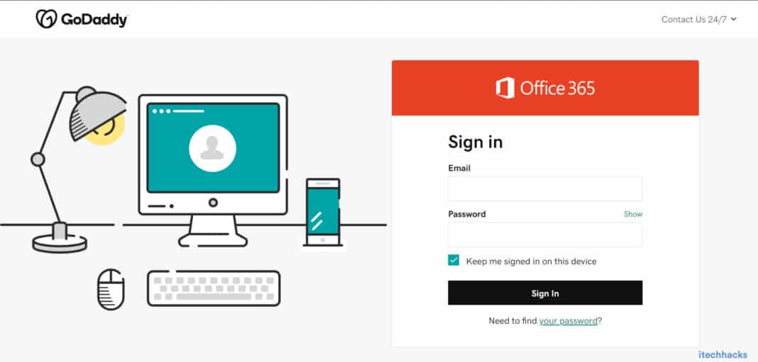 How to Login to GoDaddy Webmail 365 Email Login