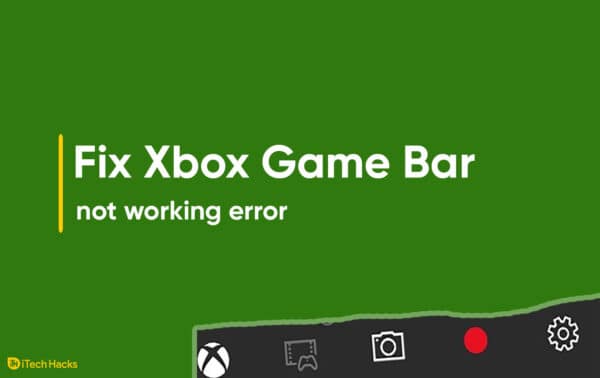 Xbox game bar ошибка 0x82323619