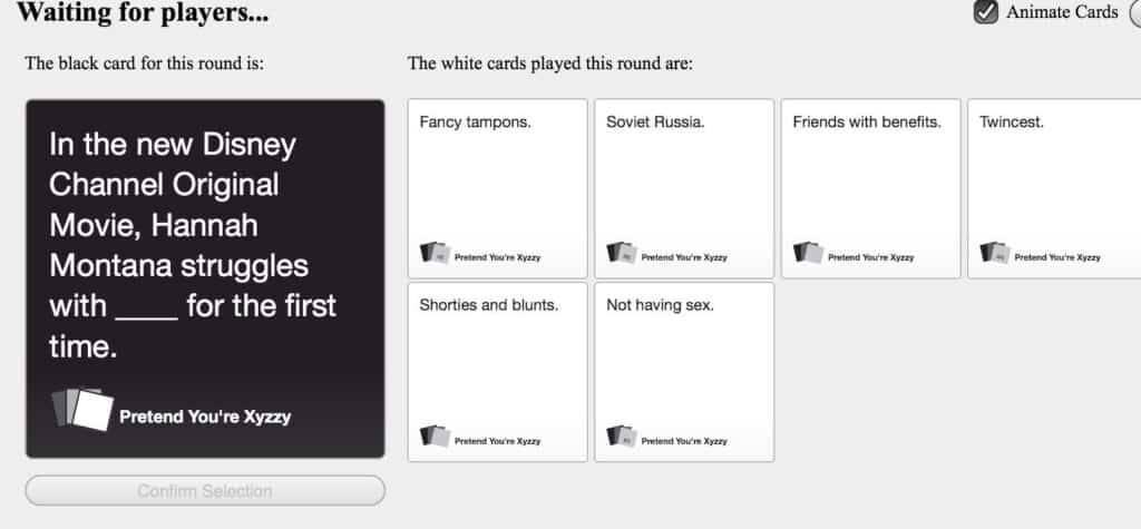 Best Websites To Online Play Cards Against Humanity