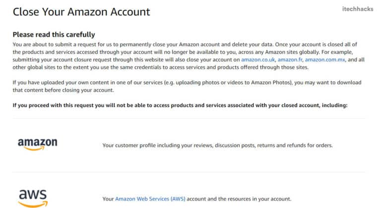 How to Delete Your Amazon Account Permanently (Working)