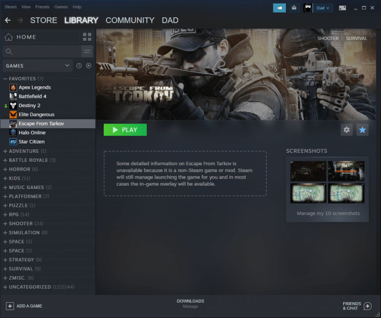 How to Add Escape From Tarkov To Steam Library (2024)