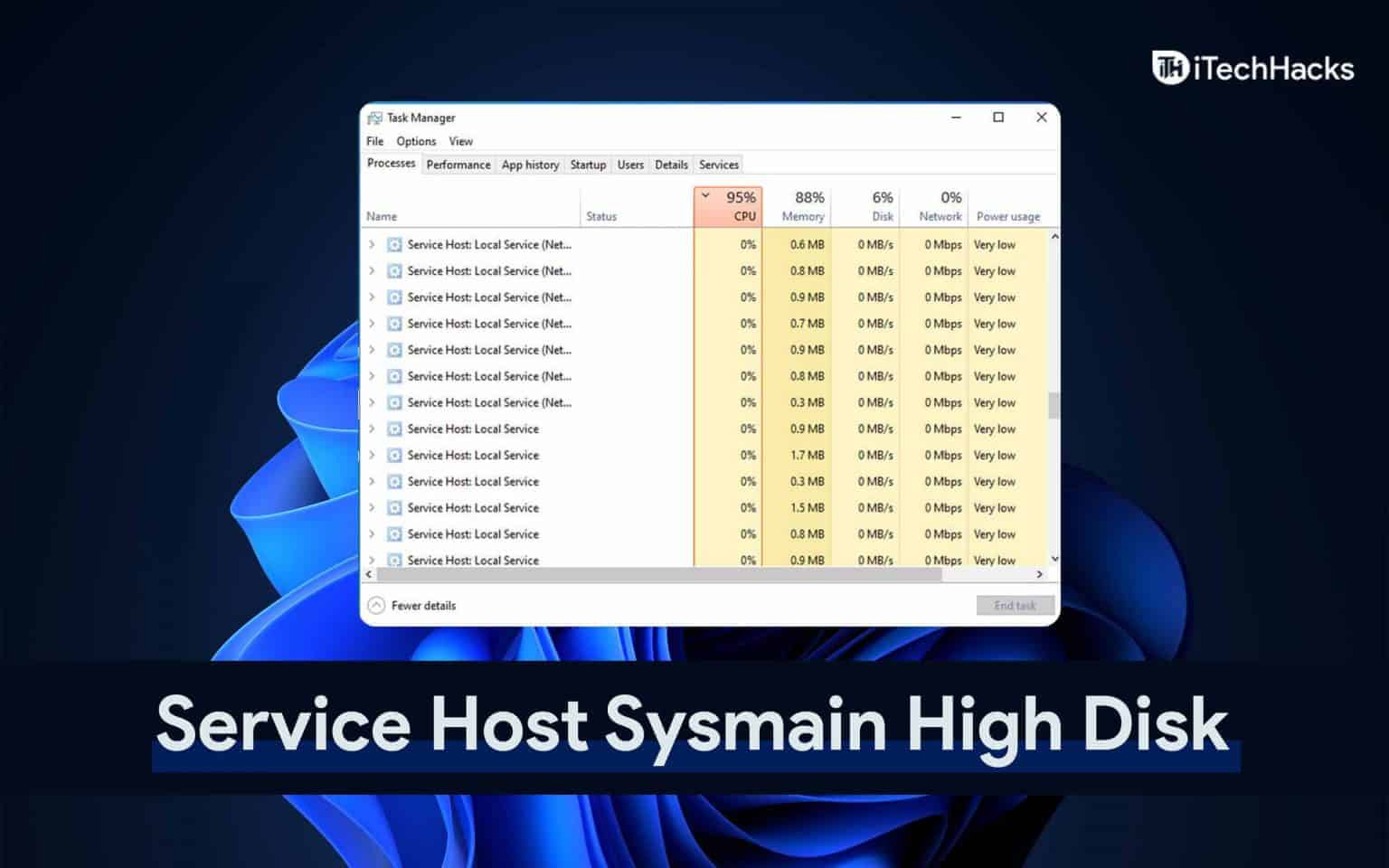 7 Fix for Service Host SysMain High Disk Usage In Windows 11