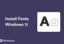 How To Install and Add Fonts In Windows 11