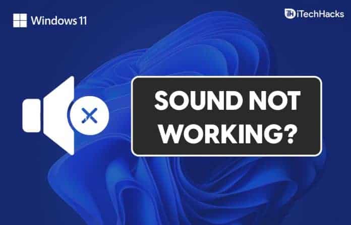 sound not working on windows 11 pro