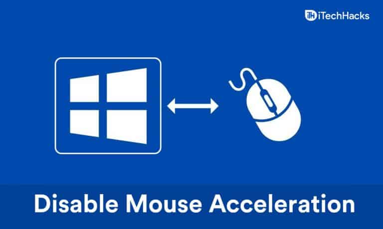 Mouse Acceleration Windows