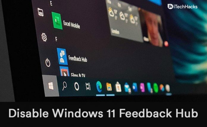 How to Remove or Disable Windows 11 Feedback Hub Notifications