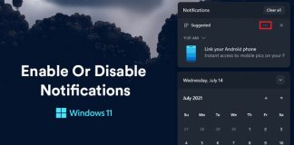 How To Enable Or Disable Notifications On Windows 11