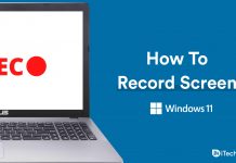 How To Record Screen In Windows 11