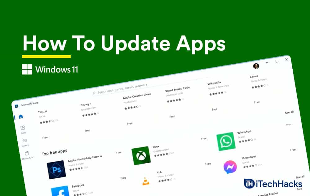 3 Easy Ways To Update Apps In Windows 11 Itechhacks 5756