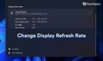 How to Change Display Refresh Rate On Windows 11