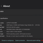Change the virtual size using about page – 4