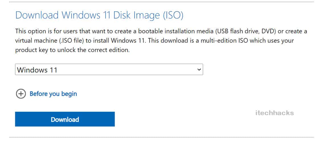 Windows 11 Download ISO Disc Image
