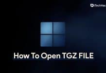 How To Open TGZ Files In Windows 11