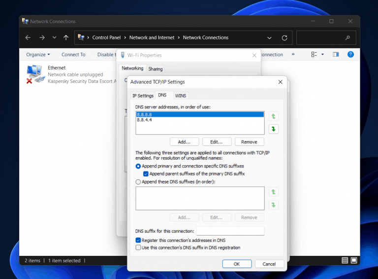 8 Ways to Fix DNS Server Not Responding Error in Windows 11