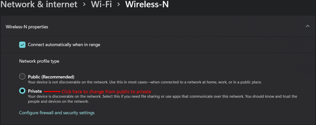 How to Change Public VPN To Private In Windows 11